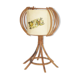 Rattan table lamp