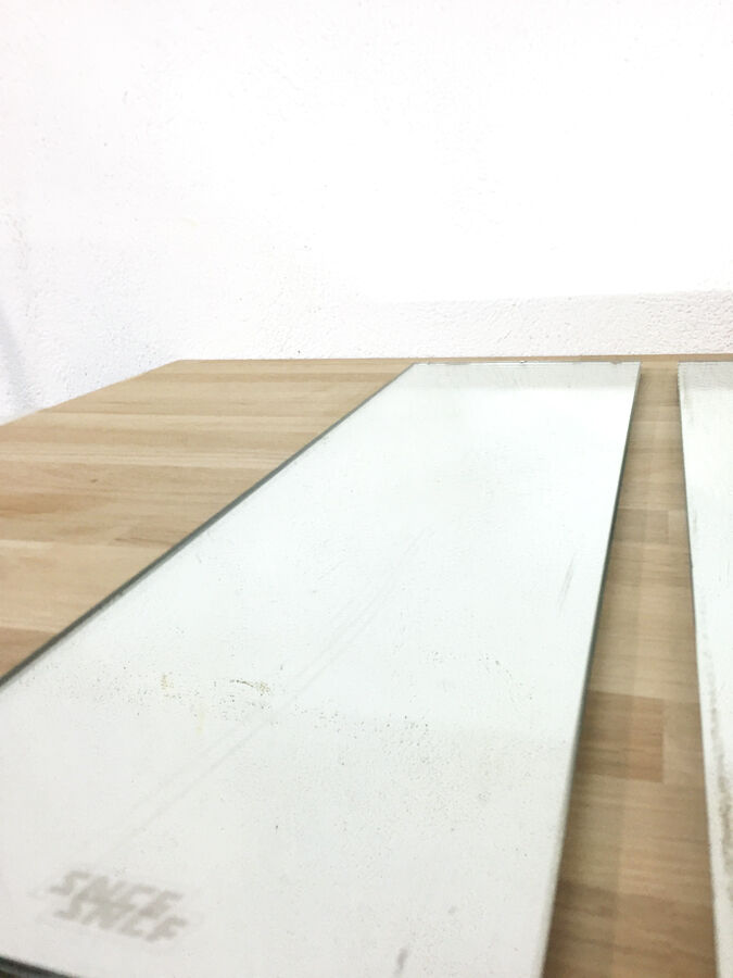 Triptych vintage SNCF wagon mirrors 1980