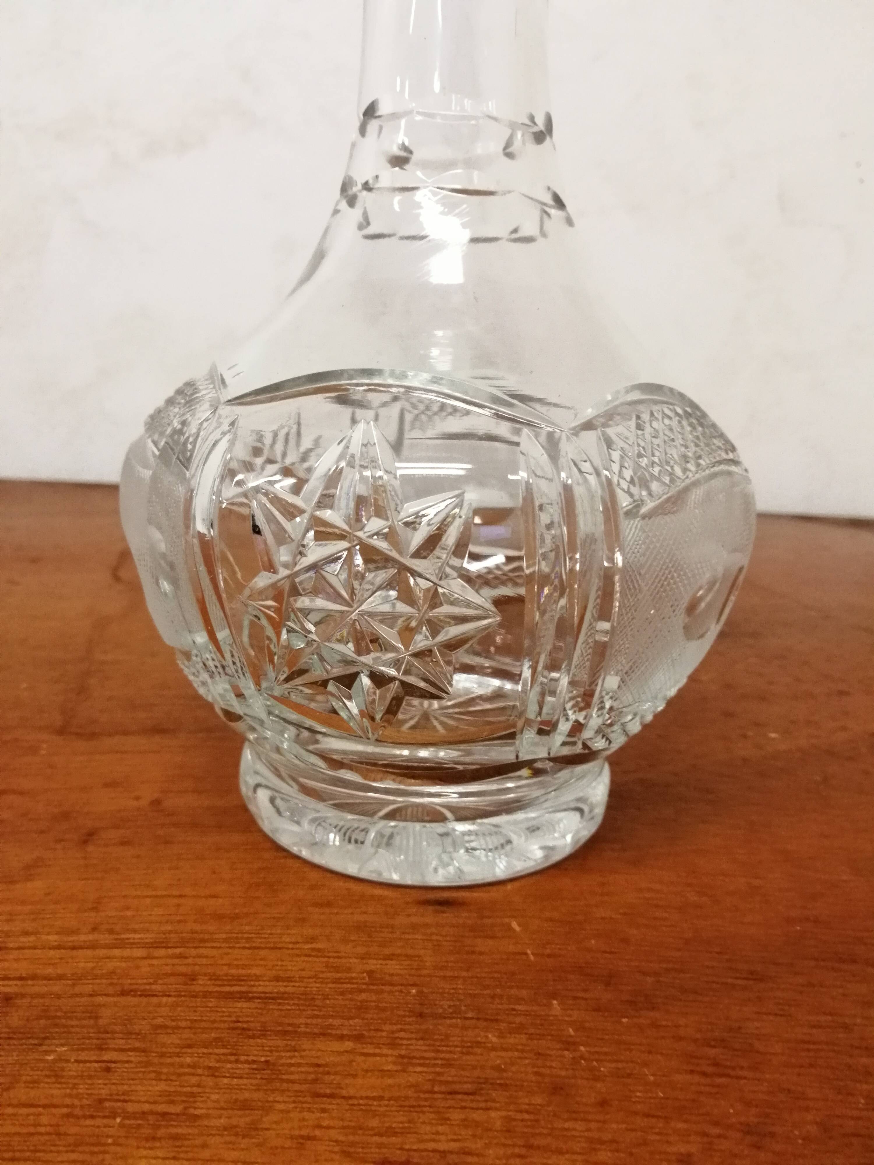 Cut Crystal Liqueur Carafe