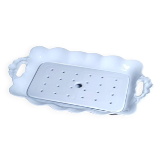 Limoges porcelain asparagus dish