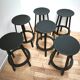 Suite de 6 tabourets Revolver, Hay