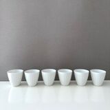 Hutschenreuther Carafe with tumblers, juice jug, white porcelain, Hutschenreuther Exzellenz