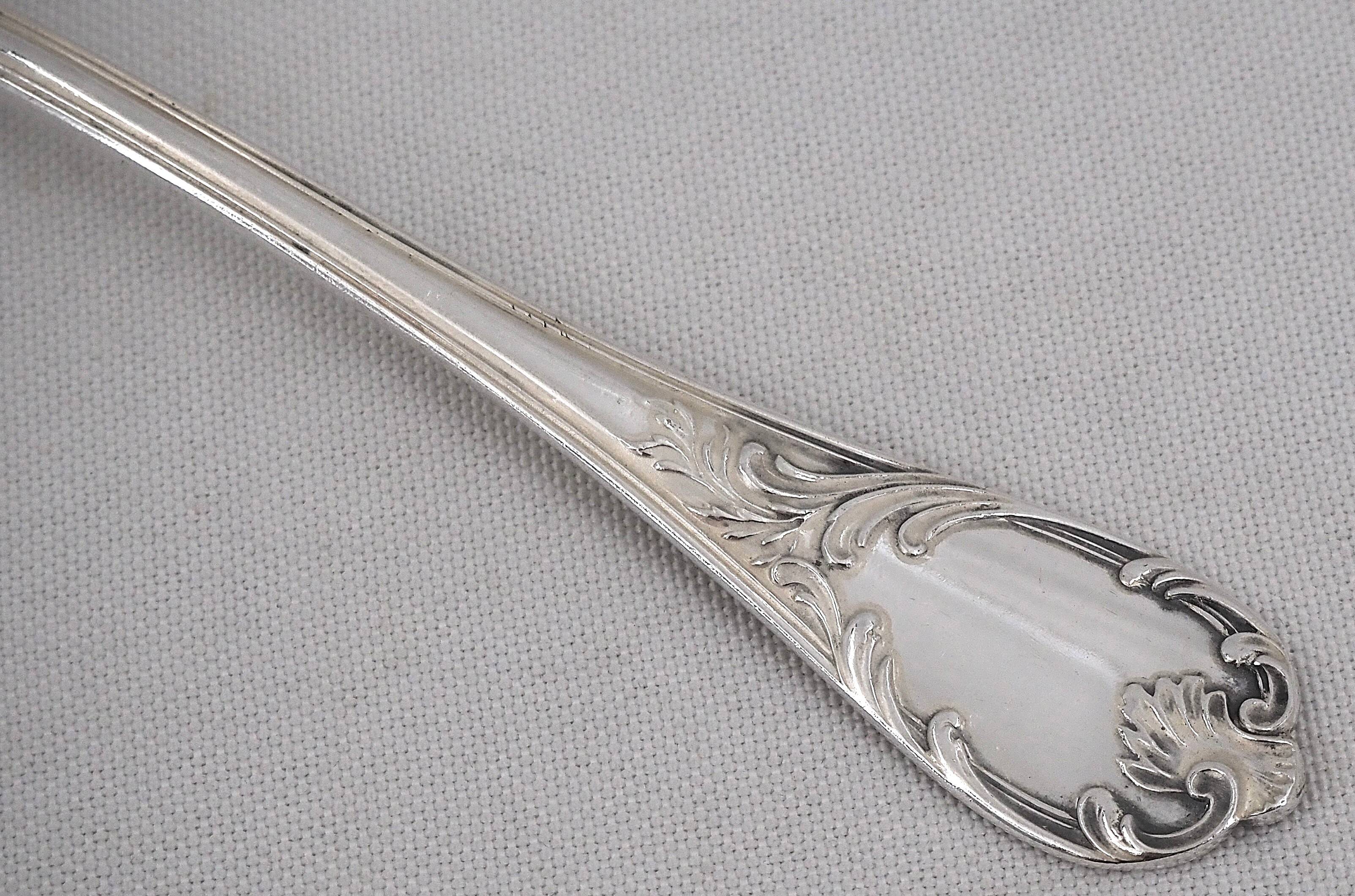 Christofle Marly, 10 silver-plated table spoons, 21 cm.