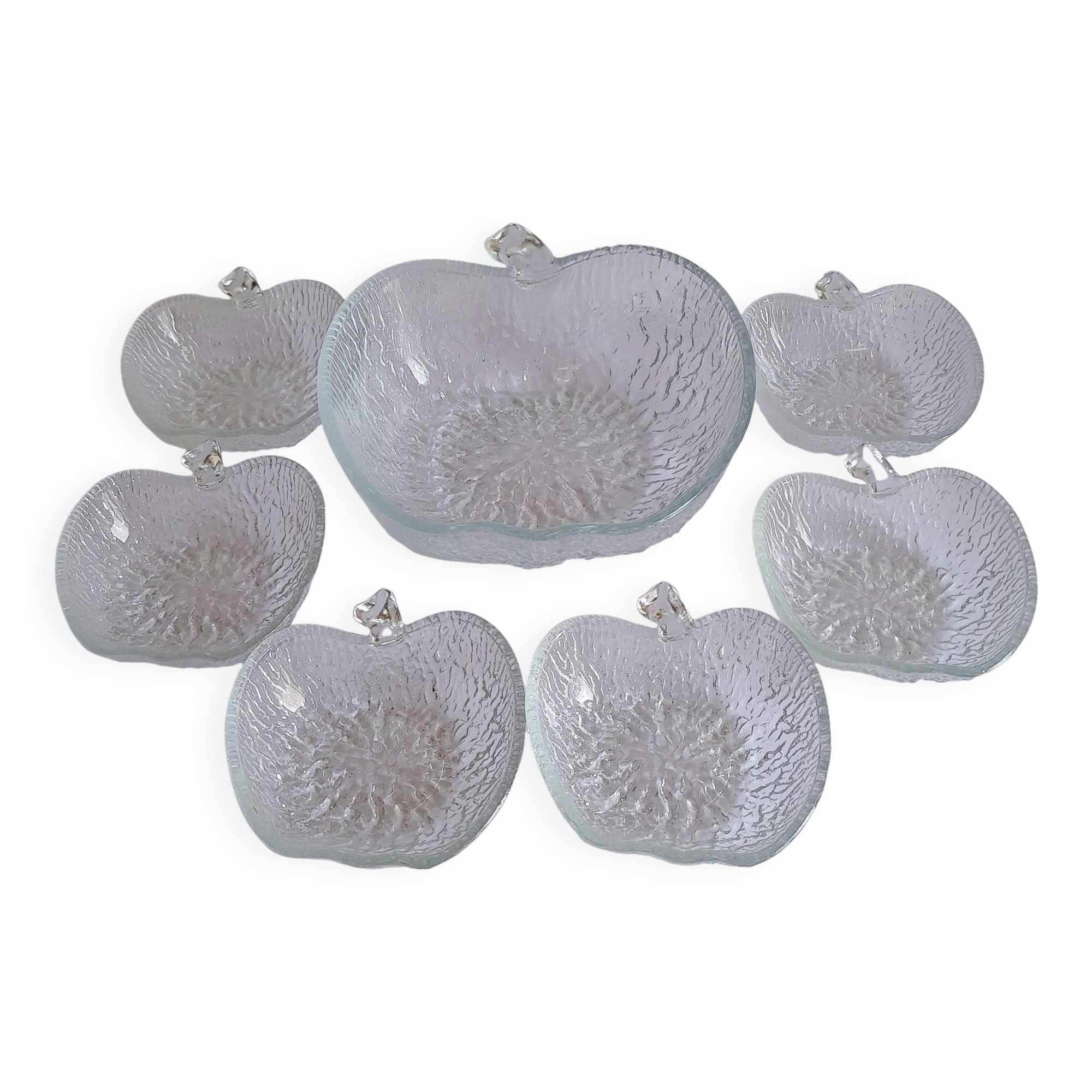 Apple-shaped dessert set