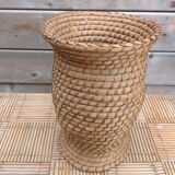 Cache pot en paille