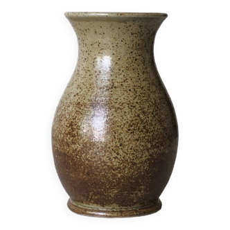 Vase en grès pyrite