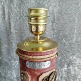 Lamp base from an old fabric printing cylinder