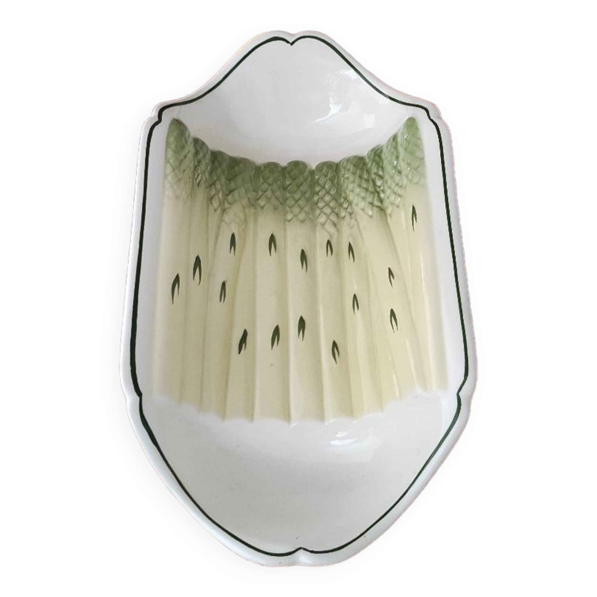 Vintage asparagus dish