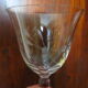 Lot de 8 verres en cristal gravé