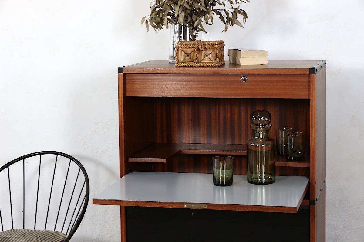 Bar cabinet/display case ARP Les Huchers de Minvielle 1960