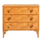 Swedish Birch Chest of Drawers, 1940s/50s