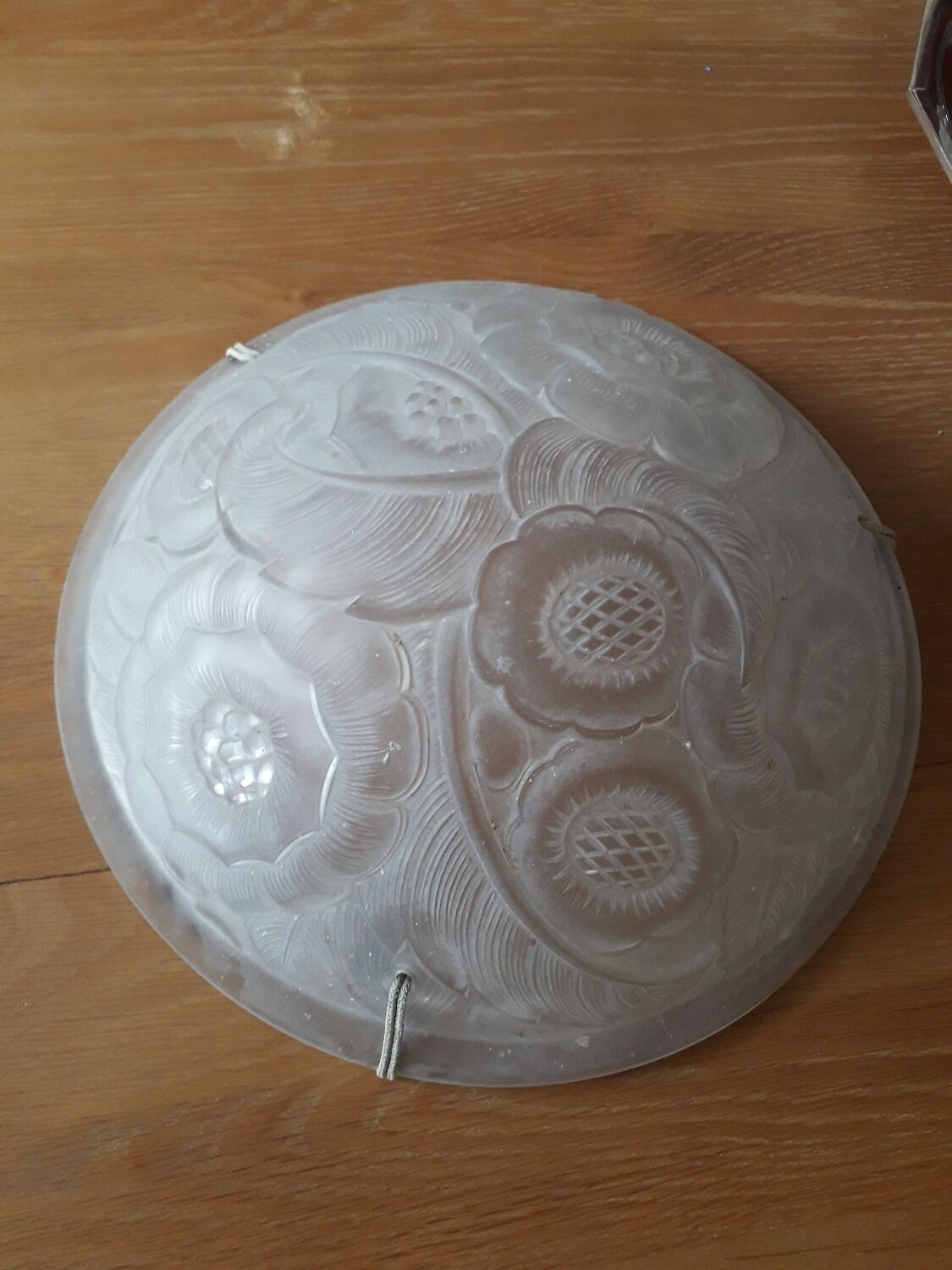 Art Deco globe pendant light 1900