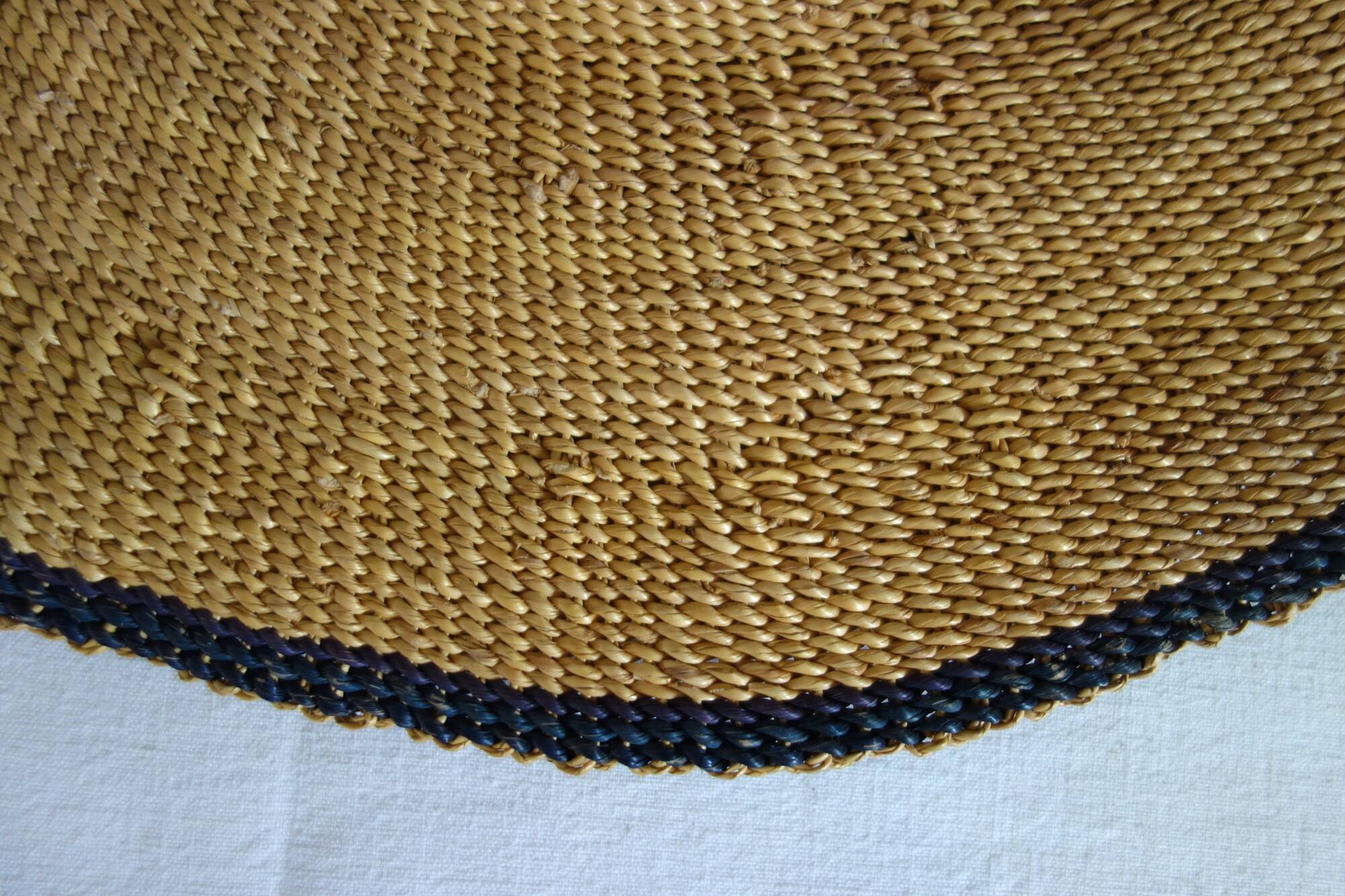 Vintage straw hat from Ghana