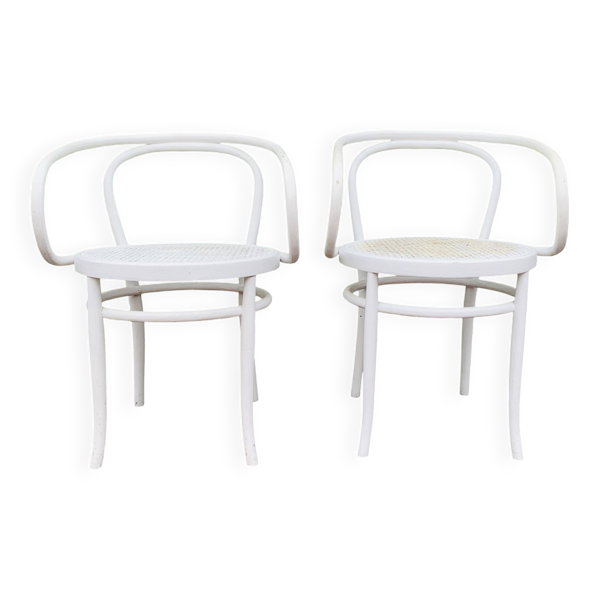 Ancienne paire de chaises italienne Salvatore Leone — Beyit