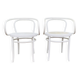 Ancienne paire de chaises italienne Salvatore Leone
