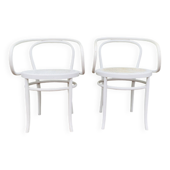 Ancienne paire de chaises italienne Salvatore Leone