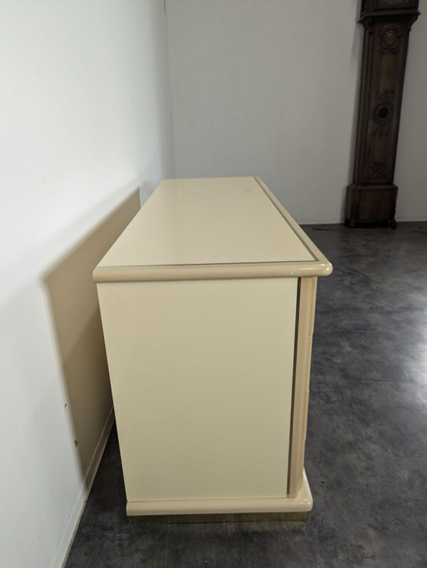 Commode de Willy Rizzo pour Mario Sabot années 70