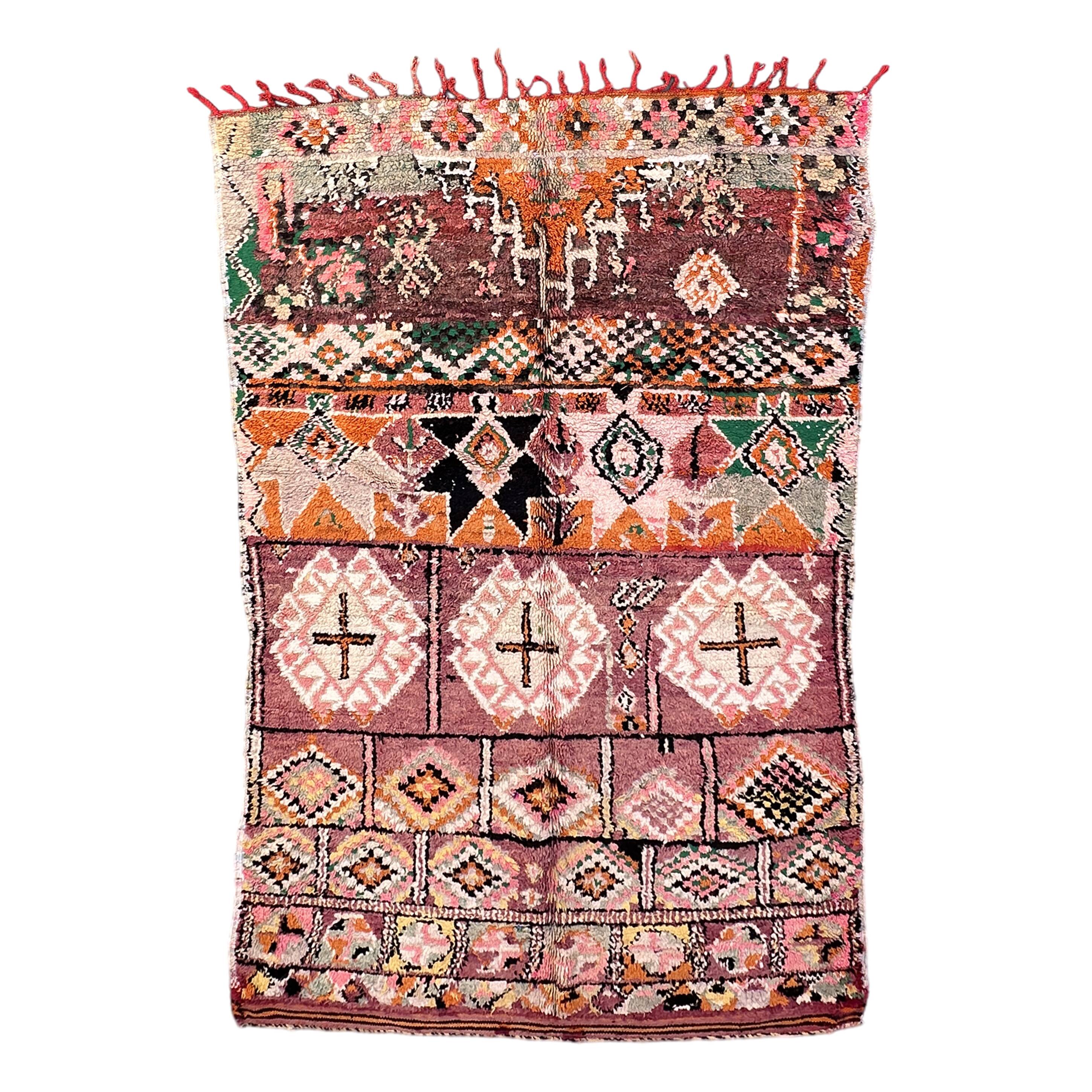 Colorful Boujad Moroccan rug - 175 x 280 cm
