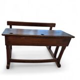 Bureau d'écolier deux places