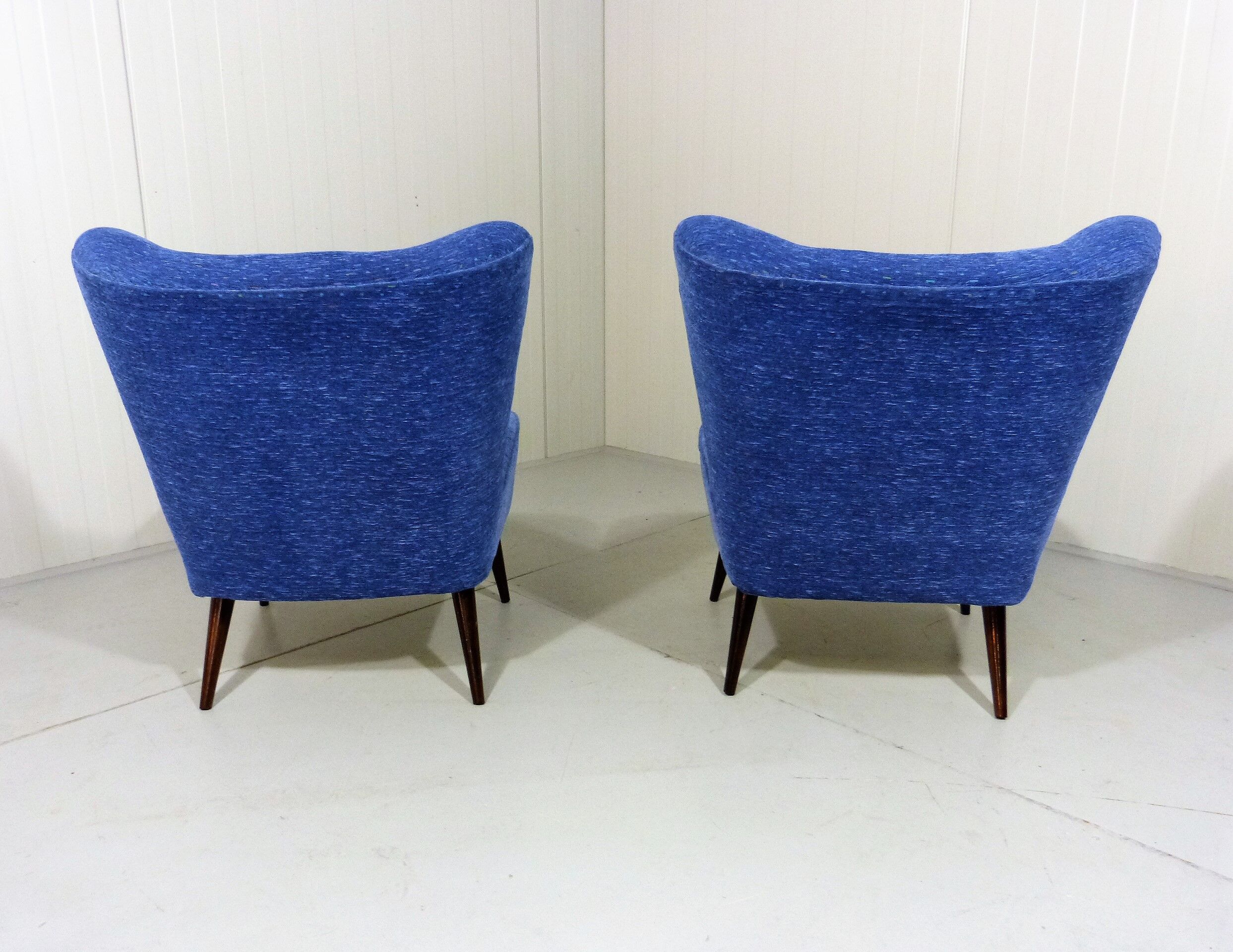 Set of 2 cocktail chairs, 1960's