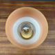 Lampe vintage en opaline