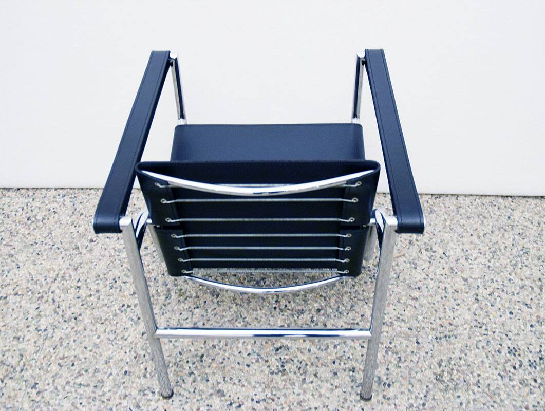 Le Corbusier Cassina LC1 armchair, 1970s.