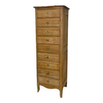 Semainier de style Louis XV blanchi