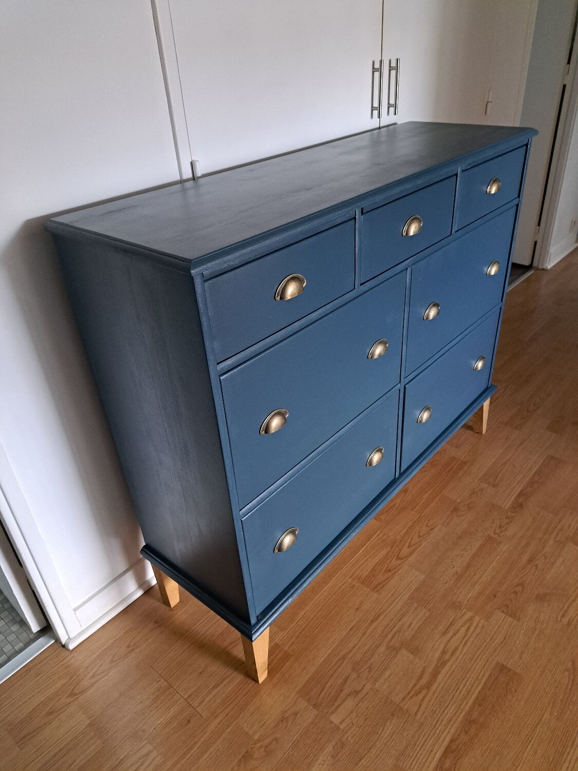 Large chest of drawers Rød Sødgren blue ganne