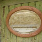 Old oval mirror