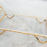 Rattan basket bed