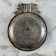 Antique silver-plated metal trinket tray
