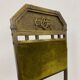 Art Nouveau chair in brass