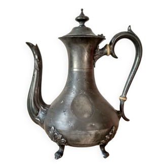 Pewter teapot
