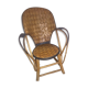 Fauteuil bambou écorce de châtaigner