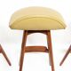 Three 1960s Danish Bar Stools In Rosewood & Leather by Erik Buch