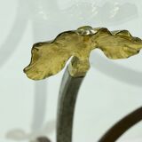 Coffee Table by Manfred Bredohl in Brass and Forged Iron 1970s