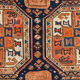 Tapis de couloir vintage large 4 x 10, 110 x 323 cm.