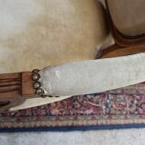 Pair of armchairs medallion Louis XV style, yellow velvet