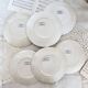6 Sarreguemines iron earth dessert plates, Luchon model