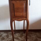 Oak bedside