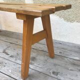 Old wooden school bench 50s