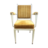 Armchair Ardus in lacquered metal.