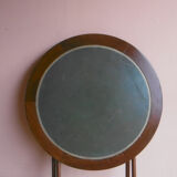 Round and folding bridge table