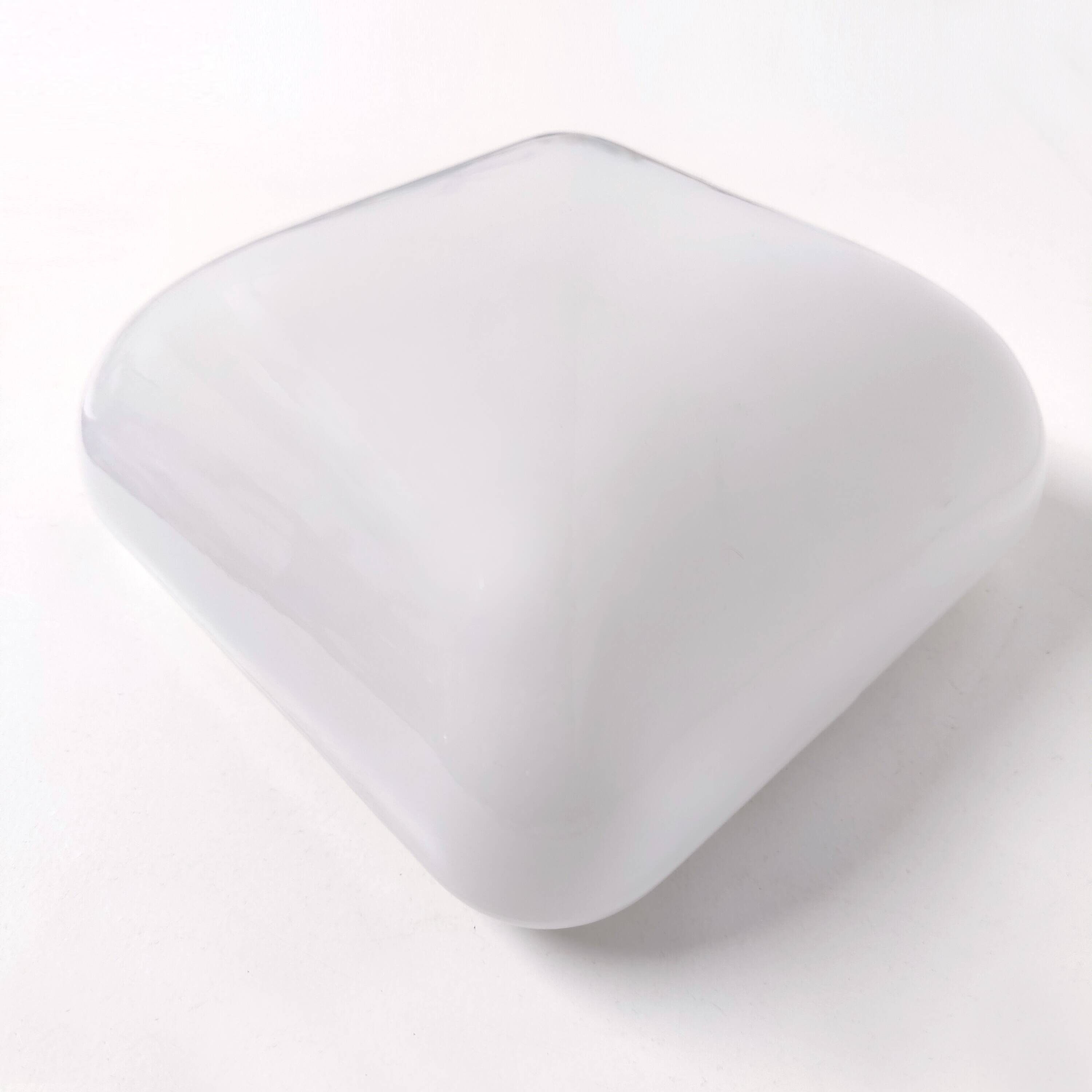 Vintage opaline glass globe square ceiling light/ wall light