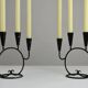 Pair of Candelabras by Nils “Kricke” Wahlström for Ystad-Metall, Sweden, 1950s
