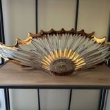 Vintage crystal fruit basket