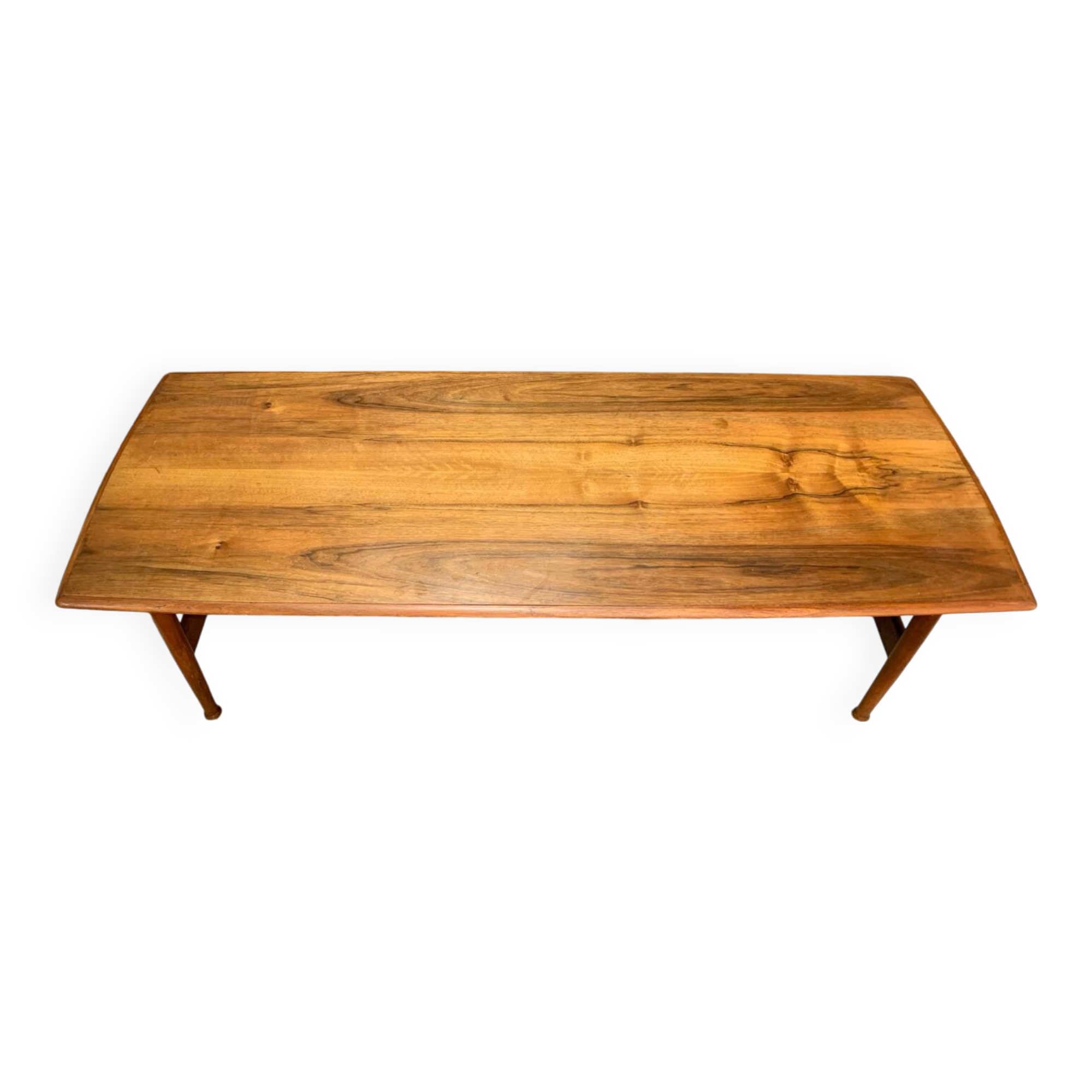 Large Scandinavian teak coffee table