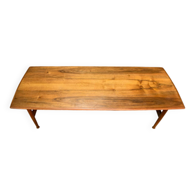 Grande table basse scandinave en teck