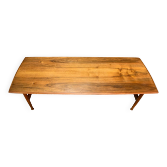Large Scandinavian teak coffee table