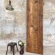 Table de ferme vintage en bois brut